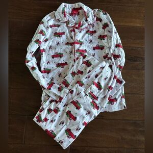 Disney Tree Farm Mickey Mouse Holiday Pajama Set